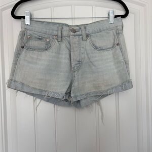 BDG Light Gray Jean Shorts